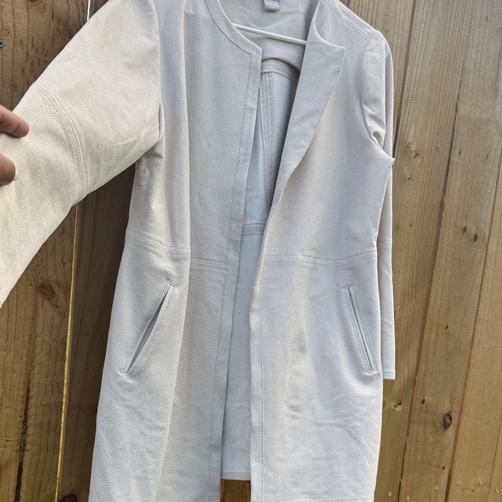 Chicos elegant Cream Women's Coat - Picture 7 of 7